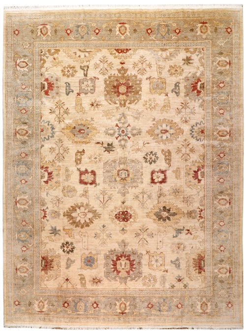 Bisque Oushak 11' 7 x 14' 4-SKU 73592