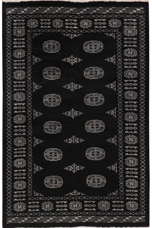 Black Bokhara 4' x 6' 1