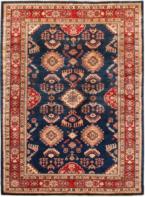 Dark Blue Kazak 5' 1 x 6' 11-SKU 64947