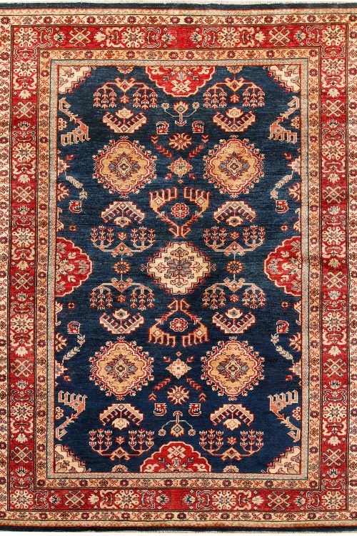 Dark Blue Kazak 5' 1 x 6' 11-SKU 64947