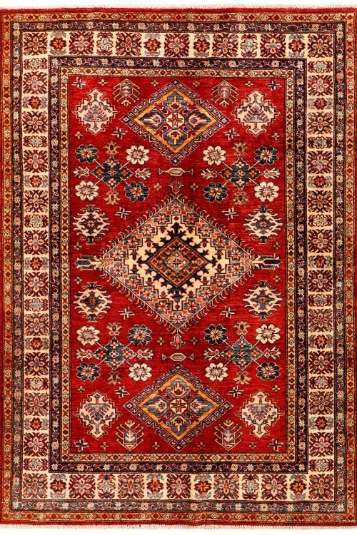 Firebrick Kazak 4' 9 x 6' 10-SKU 73530