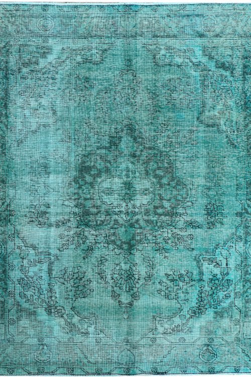 Light Sea Green Overdyed 6' 2 x 9' 2-SKU 37507