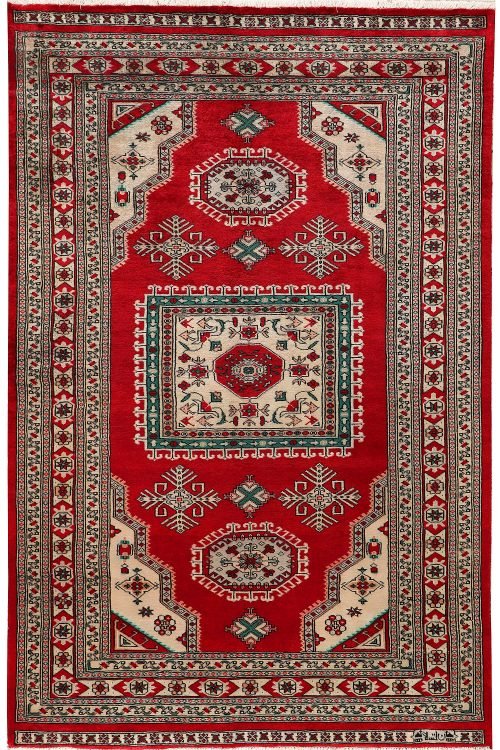 Red Caucasian 4' 8 x 7' 2-SKU 72016