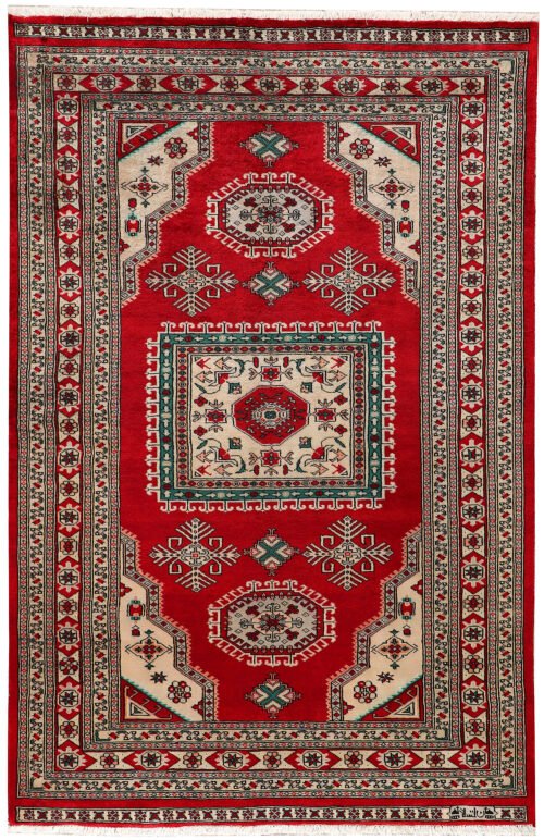 Red Caucasian 4' 8 x 7' 2-SKU 72016