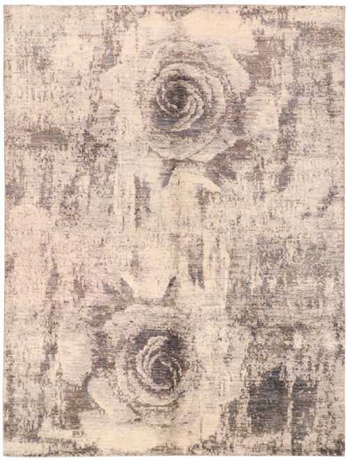 Silver Abstract 7' 8 x 10' 2-SKU 71442