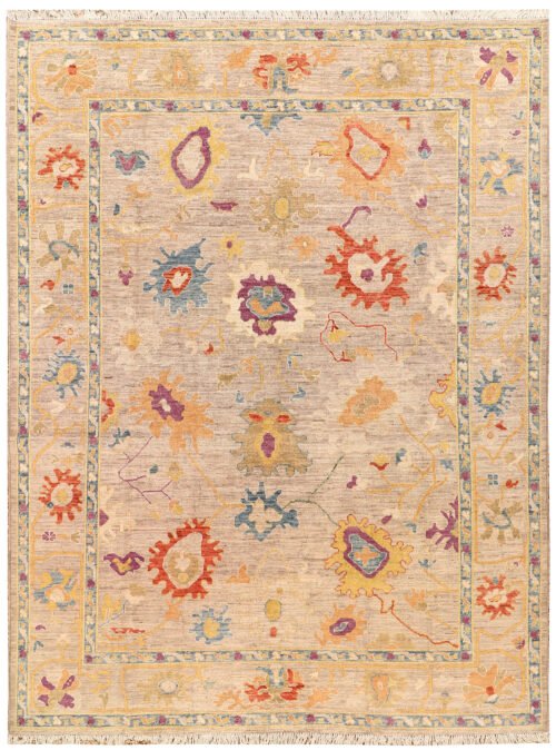 Tan Oushak 9' x 11' 11-SKU 73481
