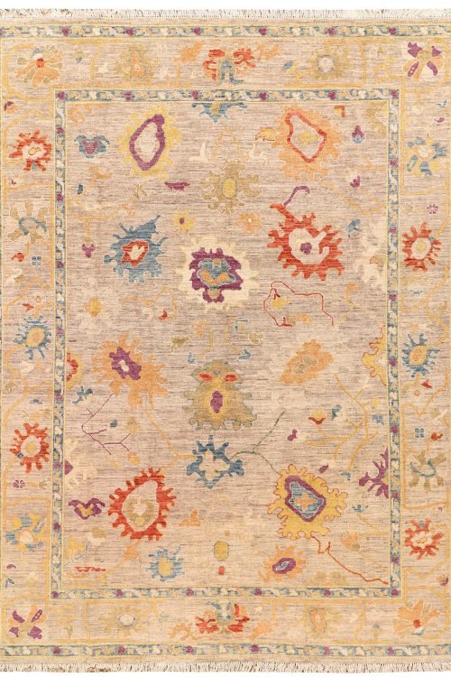 Tan Oushak 9' x 11' 11-SKU 73481