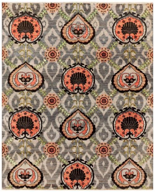 Multi Colored Ikat 8' 0 x 10'  - SKU 10005