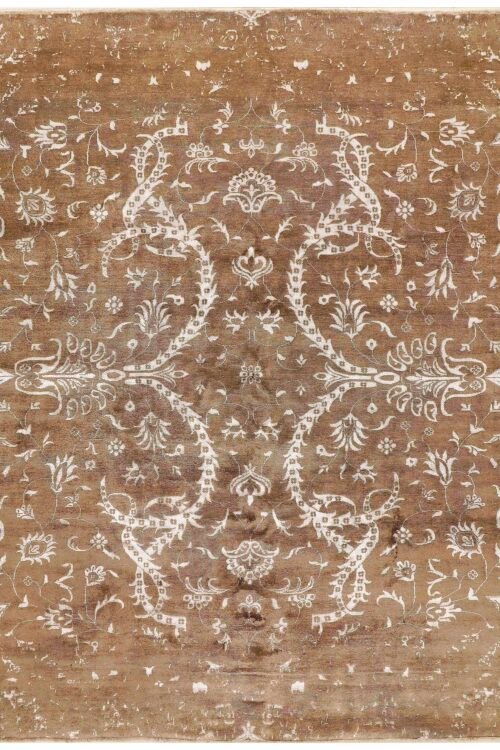 Dark Brown Oushak 8' 0 x 10'  - SKU 10009