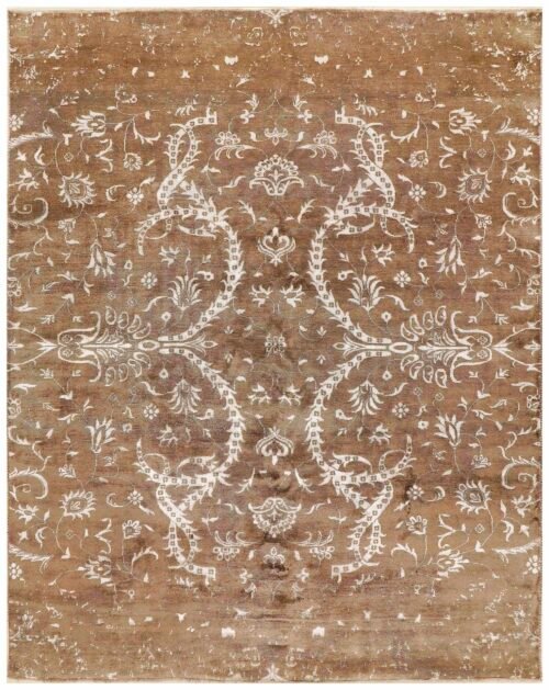 Dark Brown Oushak 8' 0 x 10'  - SKU 10009