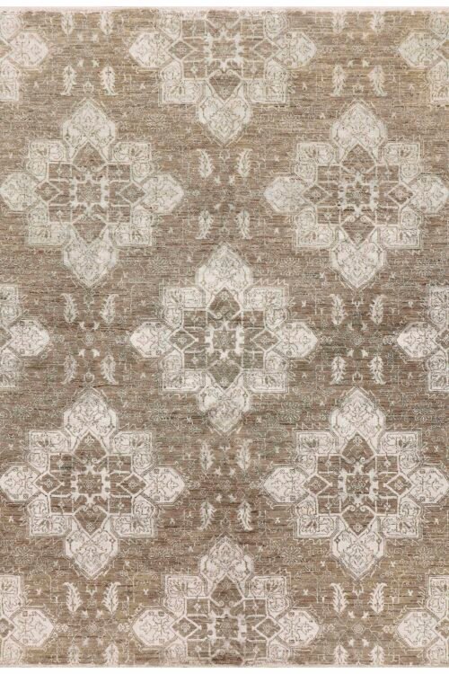 Beige/Beige/Brown Ikat 8' 0 x 10'  - SKU 10012