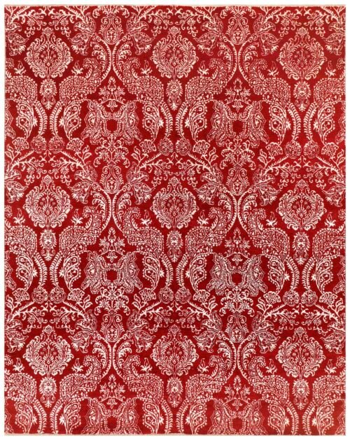 Red Ikat 8' 0 x 10'  - SKU 10014