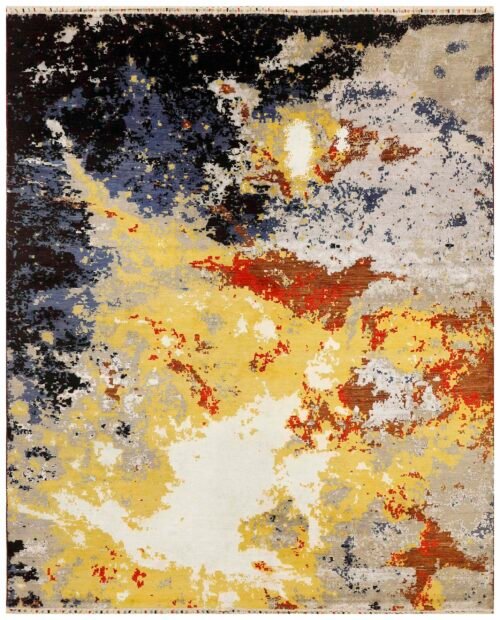 Multi colored Abstract 8' 0 x 10'  - SKU 10024