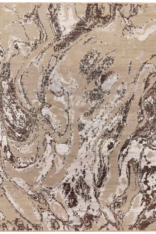 Beige/Beige/Brown Abstract 8' 0 x 10'  - SKU 10032