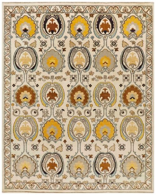 Multi colored Oushak 8' 0 x 10'  - SKU 10033