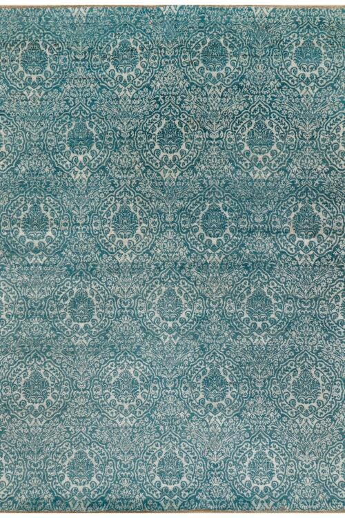 Teal Abstract  9' 0 x 12'  - SKU 10062