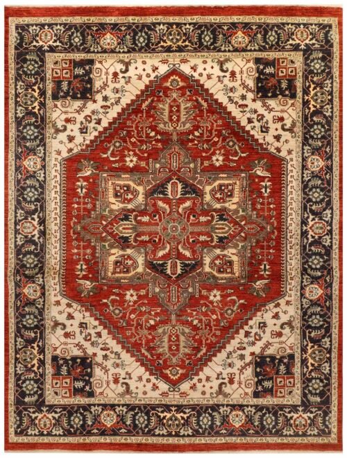 Firebrick Hariz  9' 0 x 12'  - SKU 10067