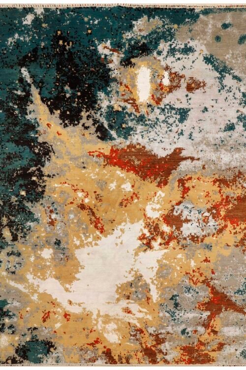 Multi Colored Abstract  9' 0 x 12'  - SKU 10071