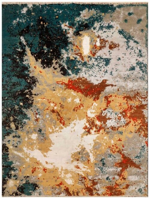 Multi Colored Abstract  9' 0 x 12'  - SKU 10071