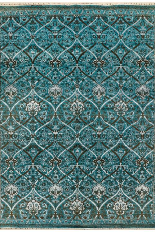 Teal Zeigler  9' 0 x 12'  - SKU 10072