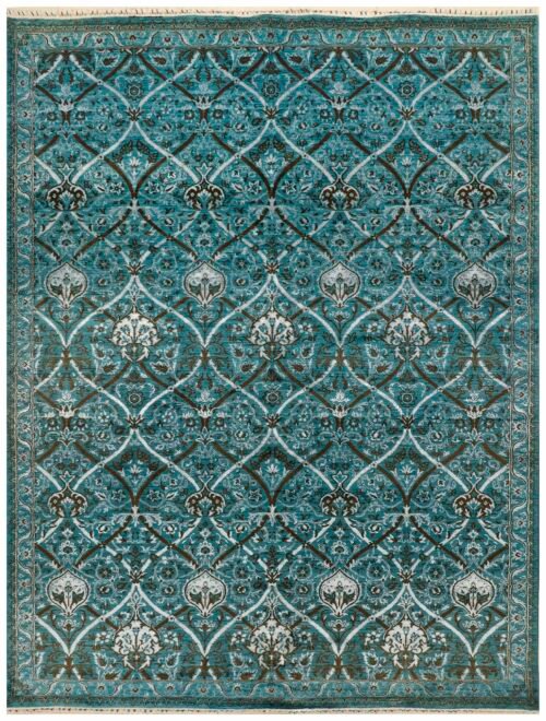 Teal Zeigler  9' 0 x 12'  - SKU 10072