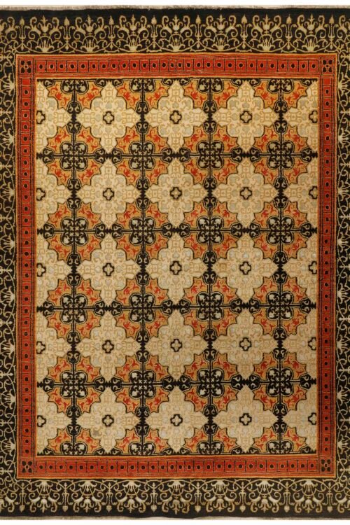 Multi Colored Oushak  9' 0 x 12'  - SKU 10073