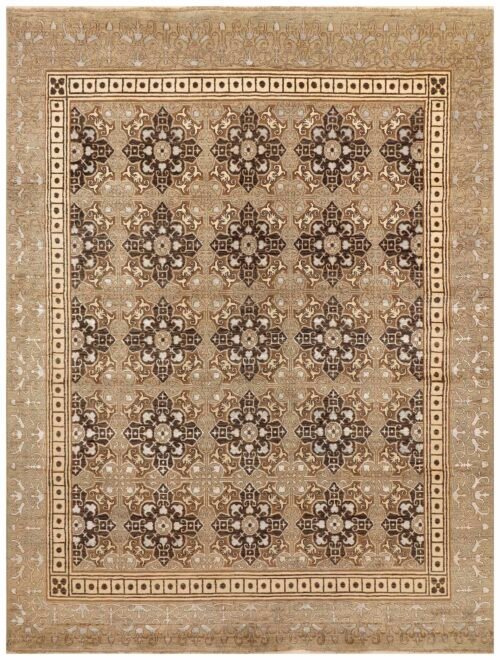 Grey/Brown Zeigler  9' 0 x 12'  - SKU 10074