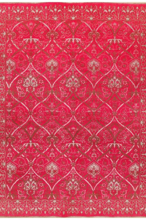 Pink Zeigler  9' 0 x 12'  - SKU 10075
