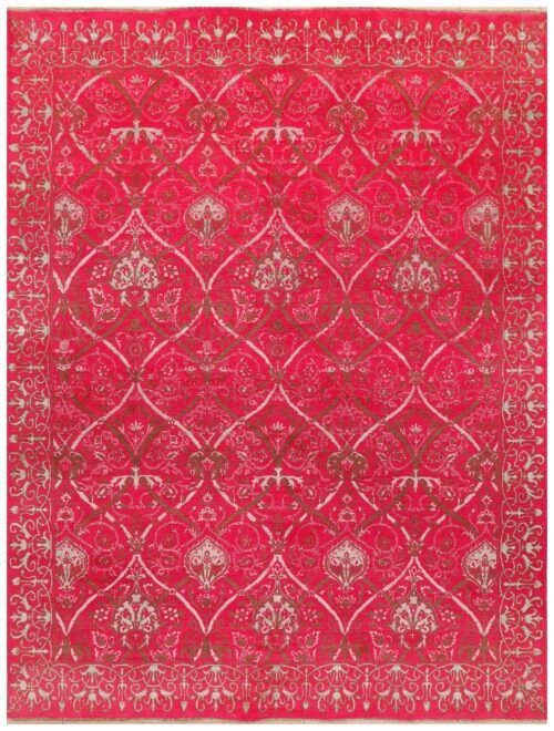 Pink Zeigler  9' 0 x 12'  - SKU 10075