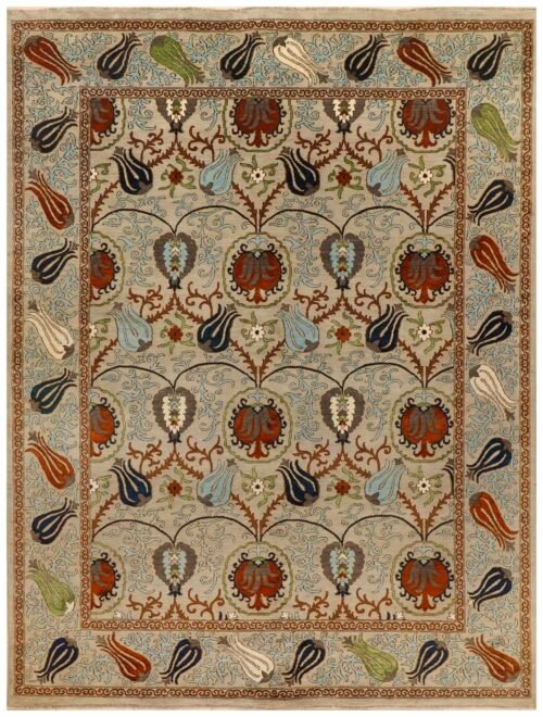 Multi Colored Zeigler  9' 0 x 12'  - SKU 10079